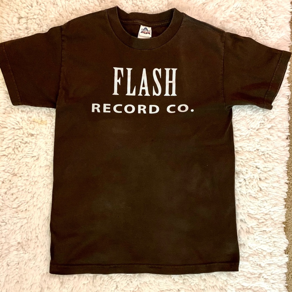 Flash Record Co. 1950s R & B Logo T-Shirt, Brown